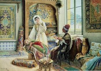 unknow artist Arab or Arabic people and life. Orientalism oil paintings 189